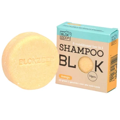 CHAMPU SOLIDO BLOK ZEEP 2EN1 MANGO 60 GR